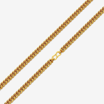 Artisan Texture Mens Gold Chain